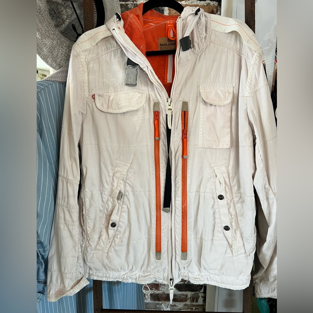 Parajumpers Men's Light Jacket with Orange Details